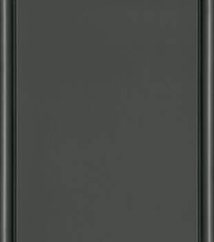 Dura Supreme’s Rock Bottom paint from Sherwin-Williams is an almost black, sophisticated, neutral green that’s a popular, trendy look for kitchen and bath cabinetry.